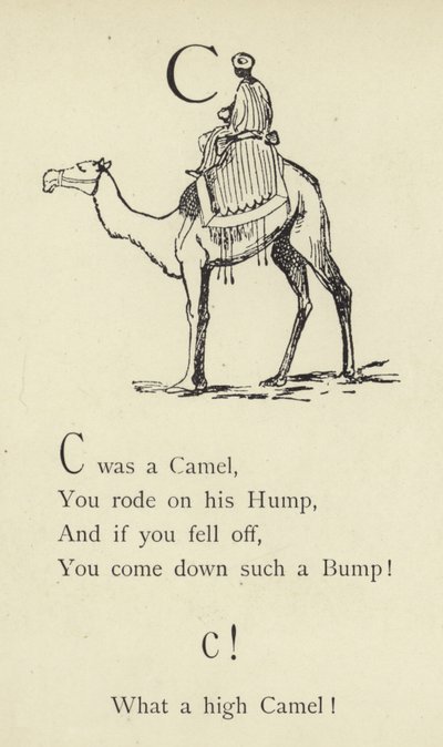 The letter C by Edward Lear